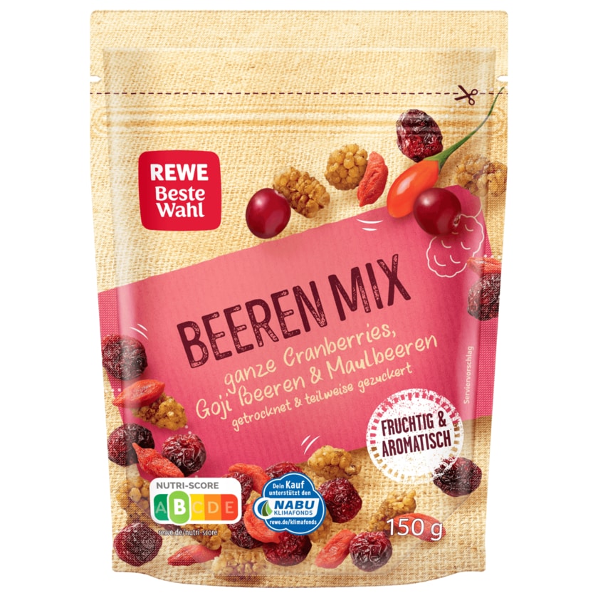 REWE Beste Wahl Superfruit Beeren Mix 150g